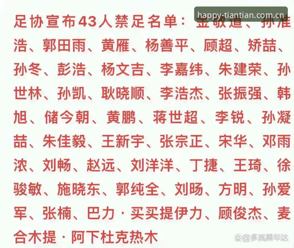 天天娱乐娱乐平台常见问题 天天娱乐平台新闻解读实用指南:足协第三批禁足名单背后的中国足球乱象分析